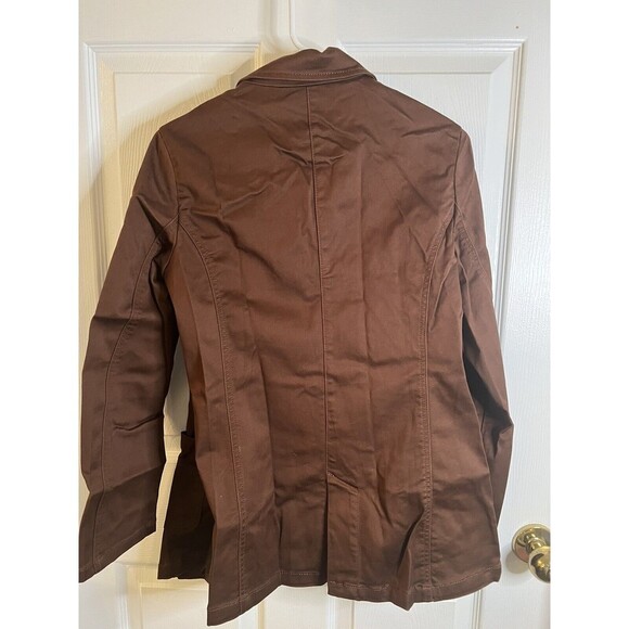 DG2 Diane Gilman Brown Blazer Size Small NWT - Picture 8 of 8